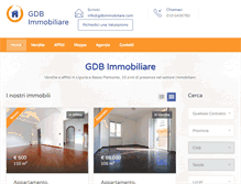 Tablet Screenshot of gdbimmobiliare.com